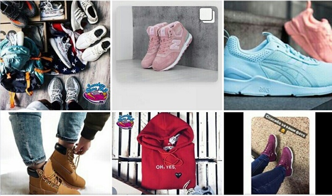 магазин кроссовок в Инстаграм