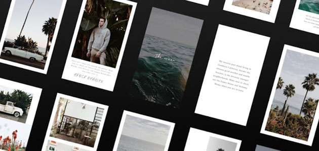 шаблон Инстаграм